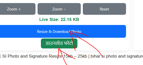 BPSSC SI Photo and Signature Resize 15kb - 25kb BPSSC SI Photo and Signature Resize 15kb - 25kb | bihar si photo and signature resize | BPSSC Photo and Signature Resize