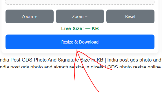 India Post GDS Photo And Signature Size In KB India Post GDS Photo And Signature Size In KB | India post gds photo and signature size in kb | India post gds photo and signature size online free | India post gds photo and signature size in pixels | GDS photo resize online | GDS signature resize tool